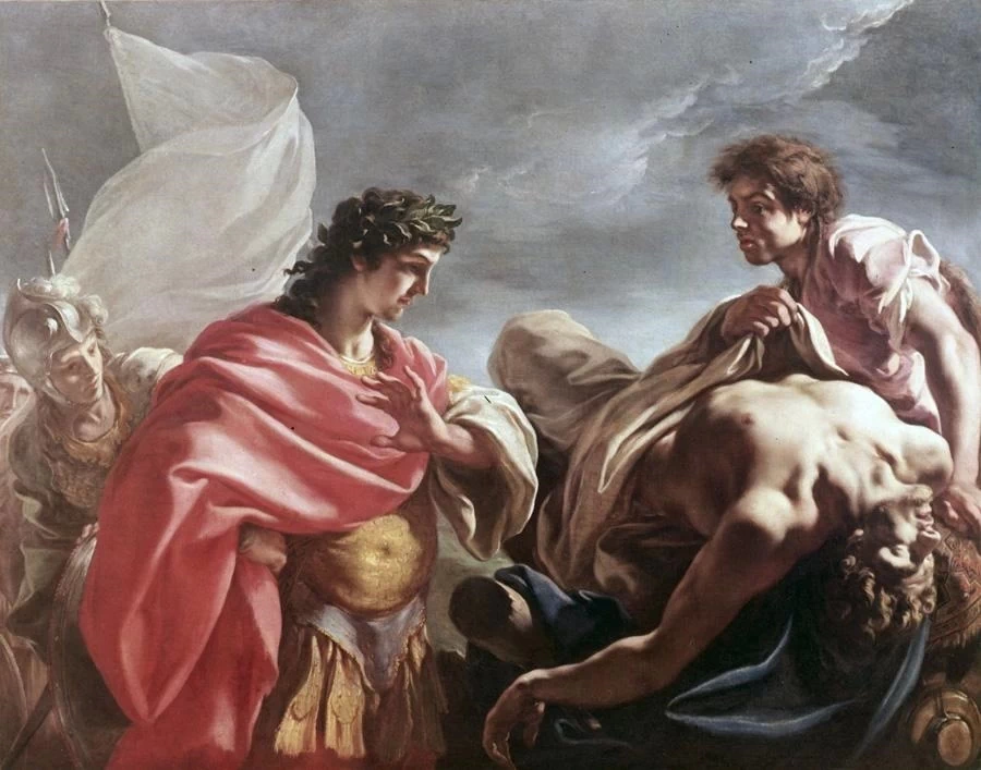Alessandro con il cadavere di Dario - Soissons, Musée de Soissons